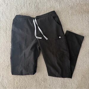 figs black TALL scrub pants